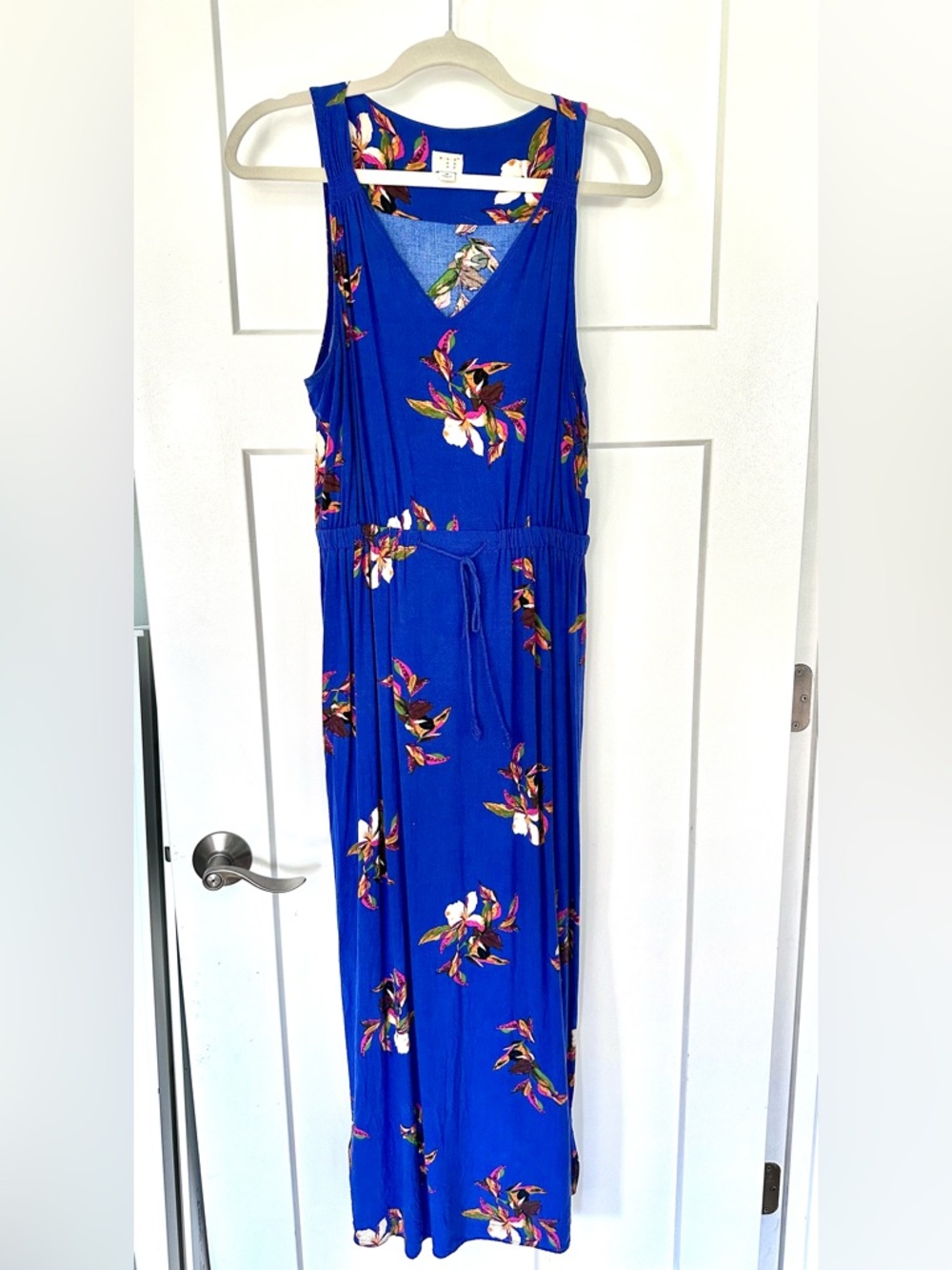 a new day Royal Blue Floral Maxi Dress
